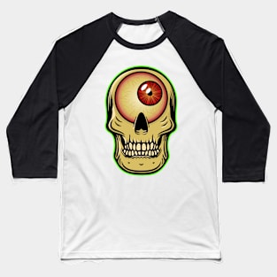 Cyclops' Skull Baseball T-Shirt